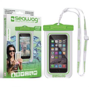 SEAWAG Pochette Étanche pour Smartphone vert/Blanc