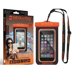 SEAWAG Pochette Étanche pour Smartphone orange/noir