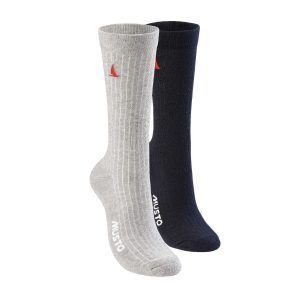 MUSTO CHAUSSETTES NAVY/GREY